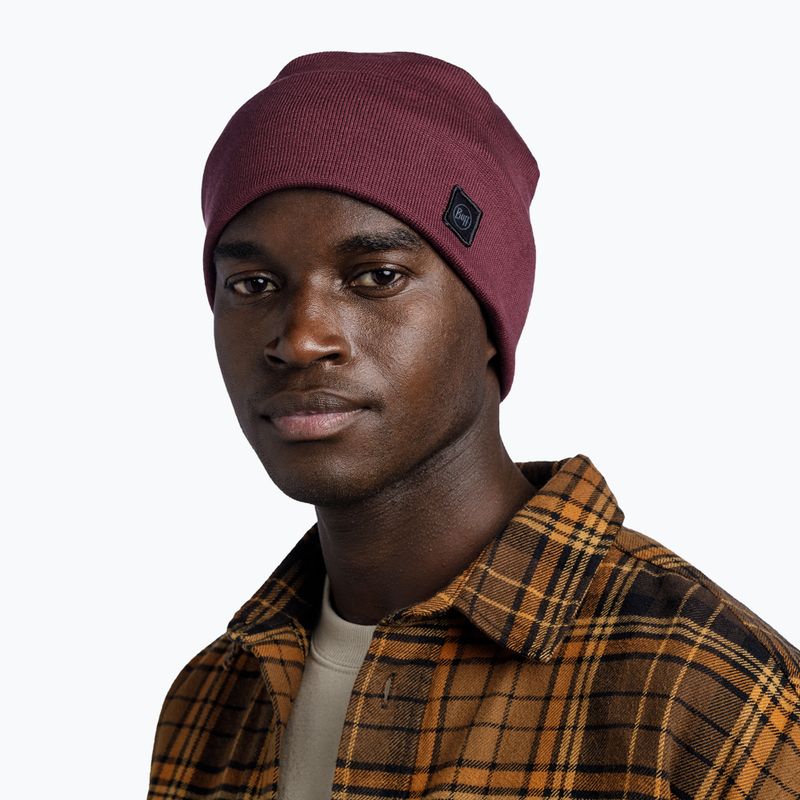 Trekingová čepice BUFF Knitted Niels Evo dahlia 3