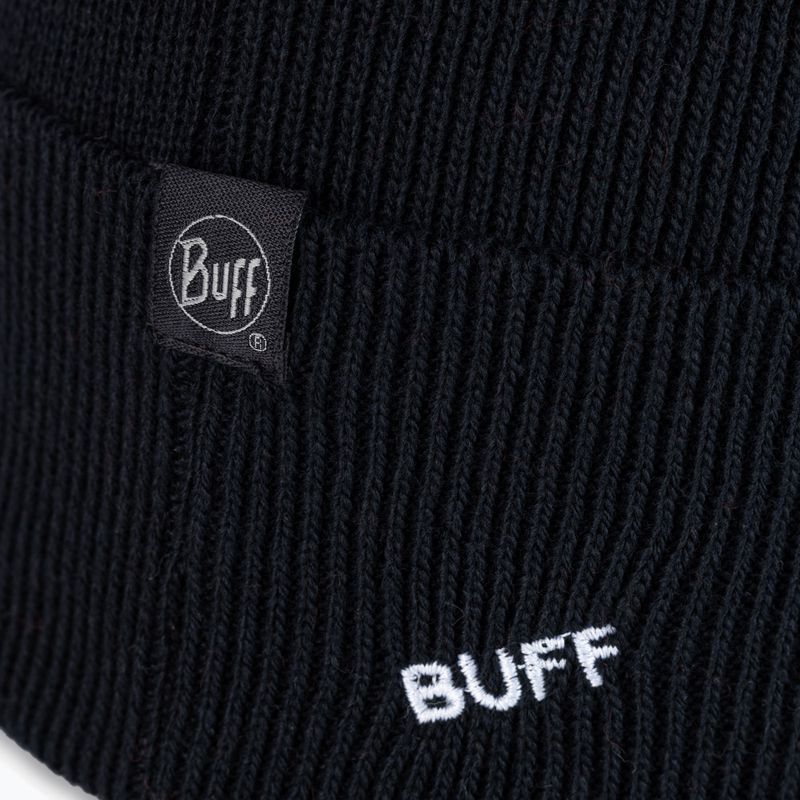 Dětská zimní čepice BUFF Knitted Otty black 2