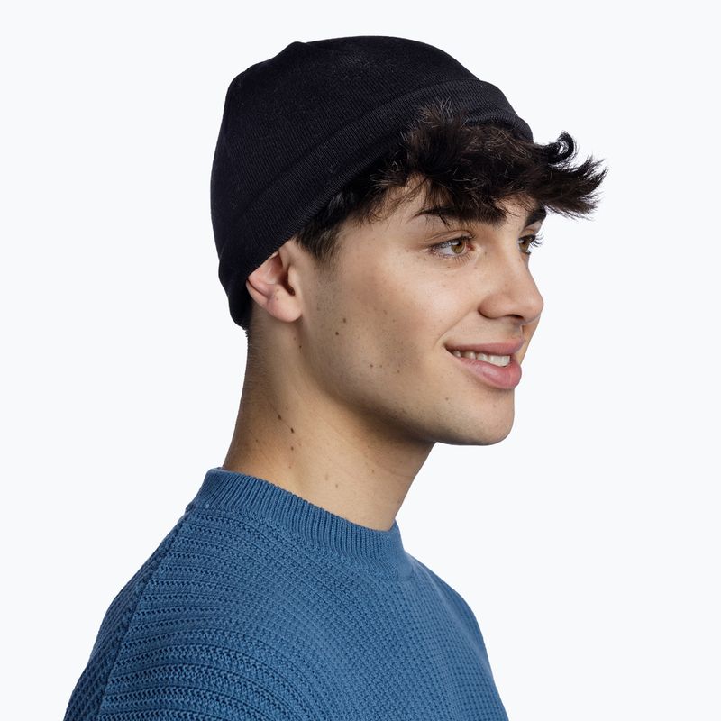 Zimní čepice BUFF Knitted Elro black 2