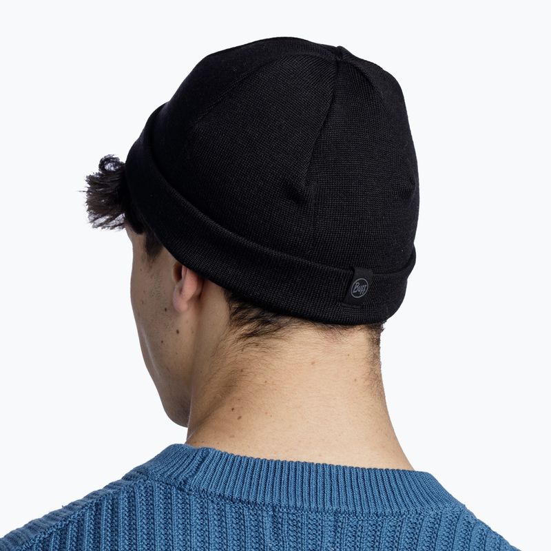 Zimní čepice BUFF Knitted Elro black 4