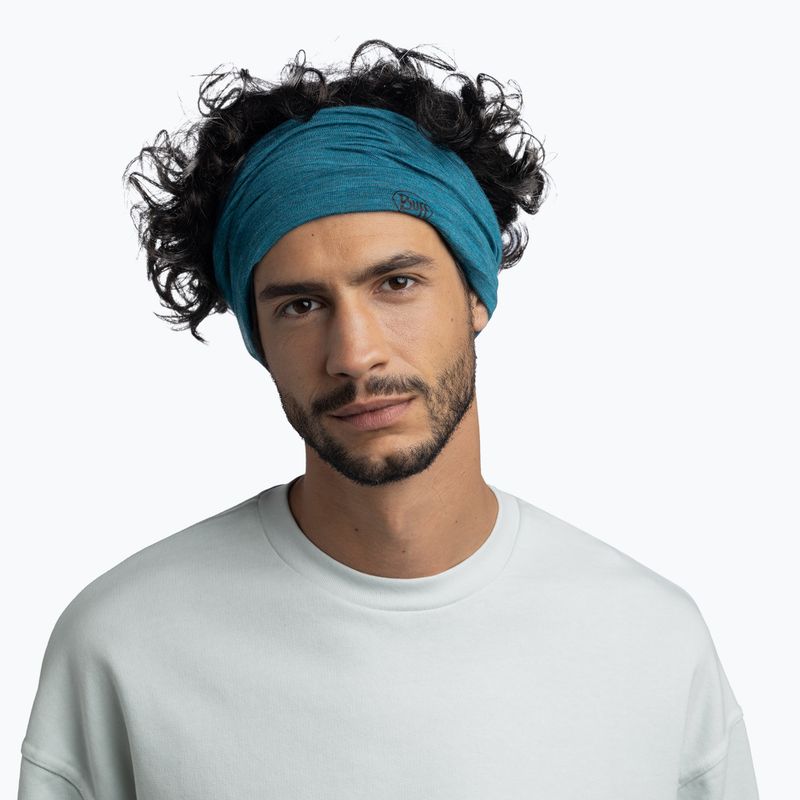 Nákrčník  BUFF Lightweight Merino Wool teal 3