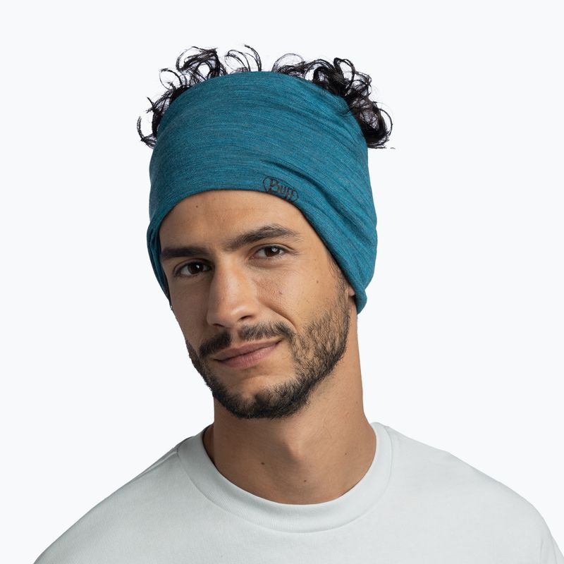 Nákrčník  BUFF Lightweight Merino Wool teal 5