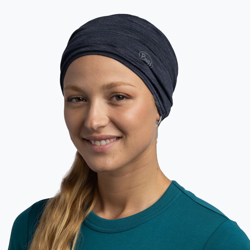 Nákrčník  BUFF Lightweight Merino Wool night blue 4
