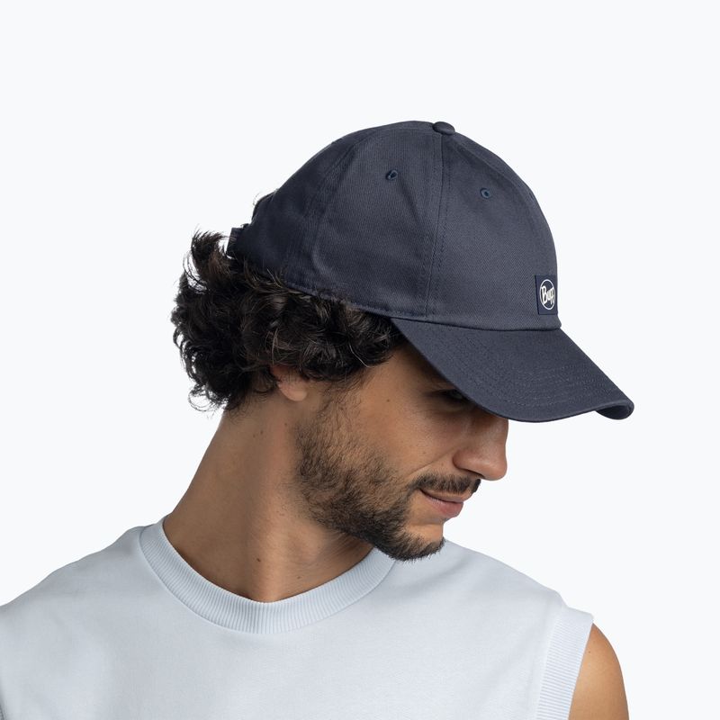 Kšiltovka  BUFF Baseball Solid zire navy 4