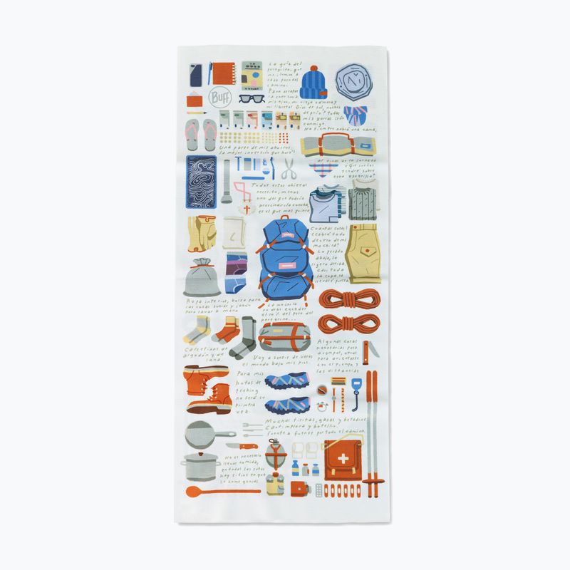 Multifunkční šátek BUFF Coolnet UV camino guide pilgrim 2