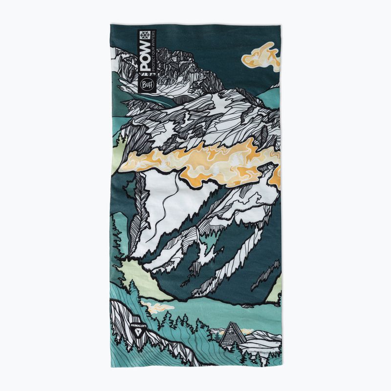 Multifunkční popruh BUFF Thermonet pow lixot green 2