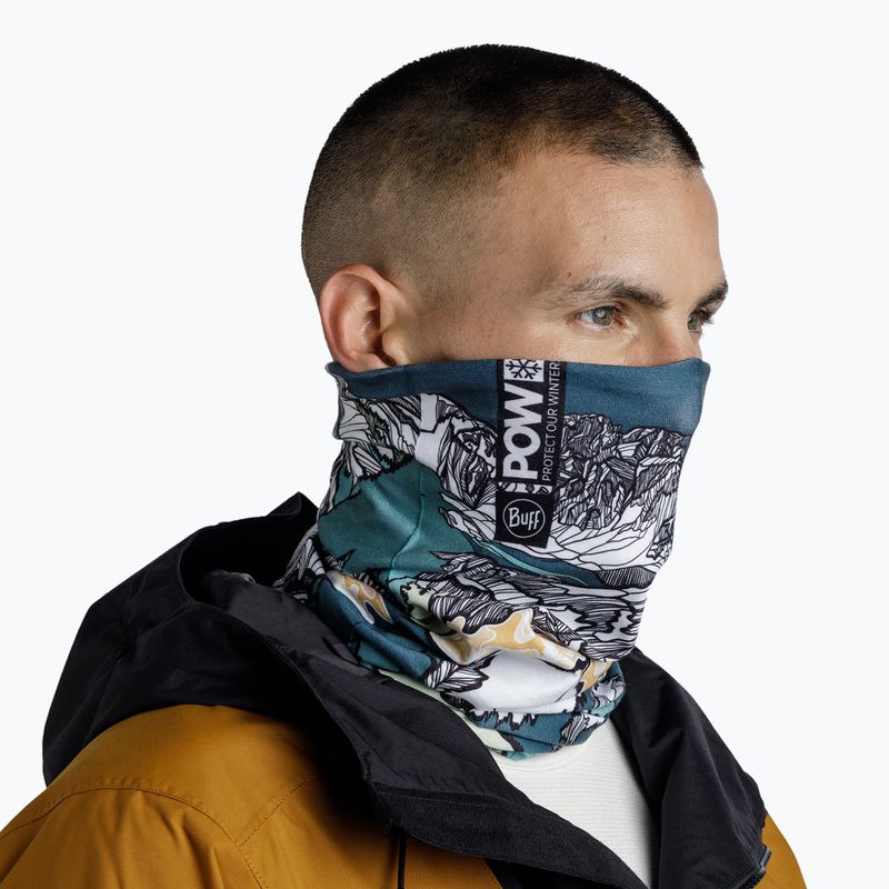 Multifunkční popruh BUFF Thermonet pow lixot green 6