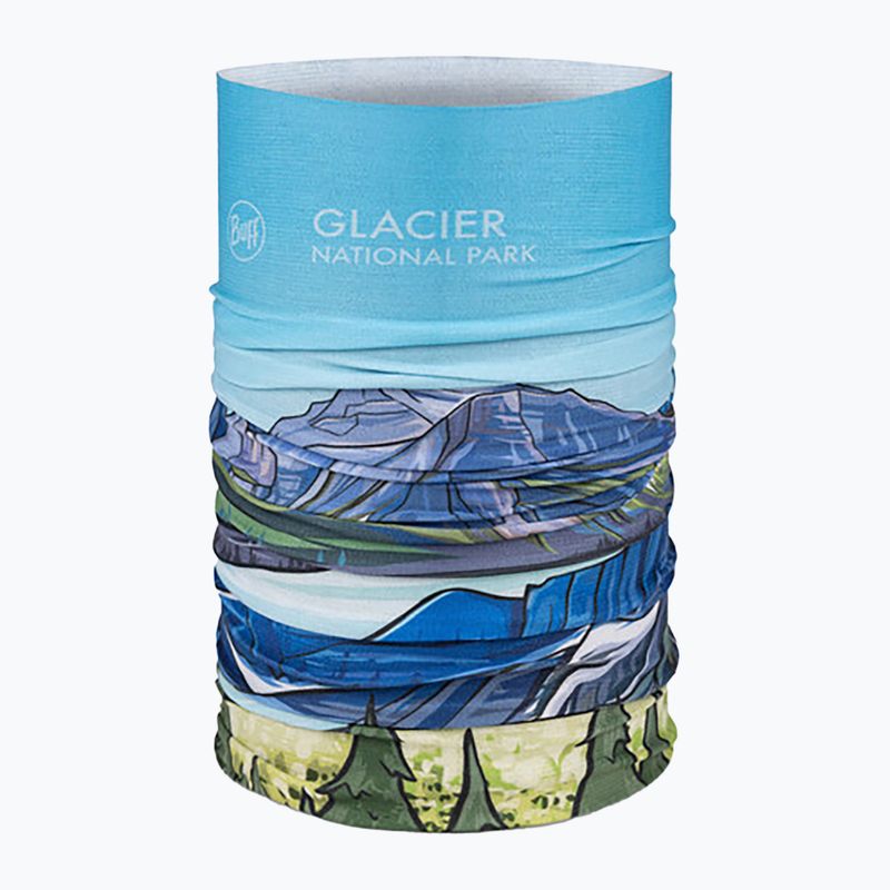 Multifunkční šátek BUFF Coolnet UV National Parks glacier