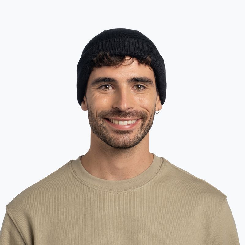 Zimní čepice BUFF Knitted Lilon fisherman blak 4