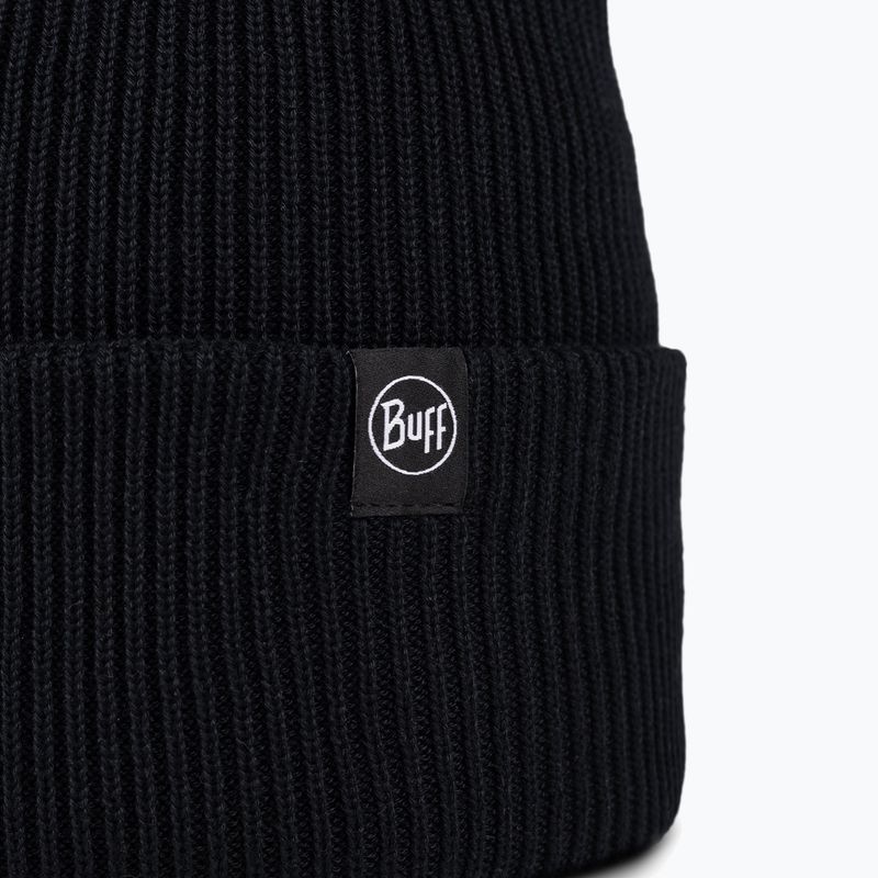 Zimní čepice BUFF Knitted Renvi black 2