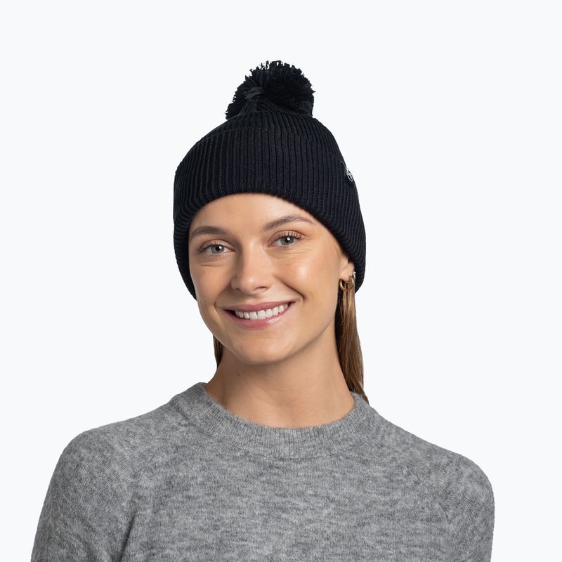Zimní čepice BUFF Knitted Renvi black 3