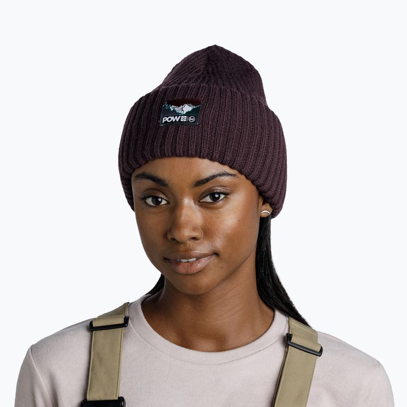 Zimní čepice BUFF Knitted Rutger shadow purple 3