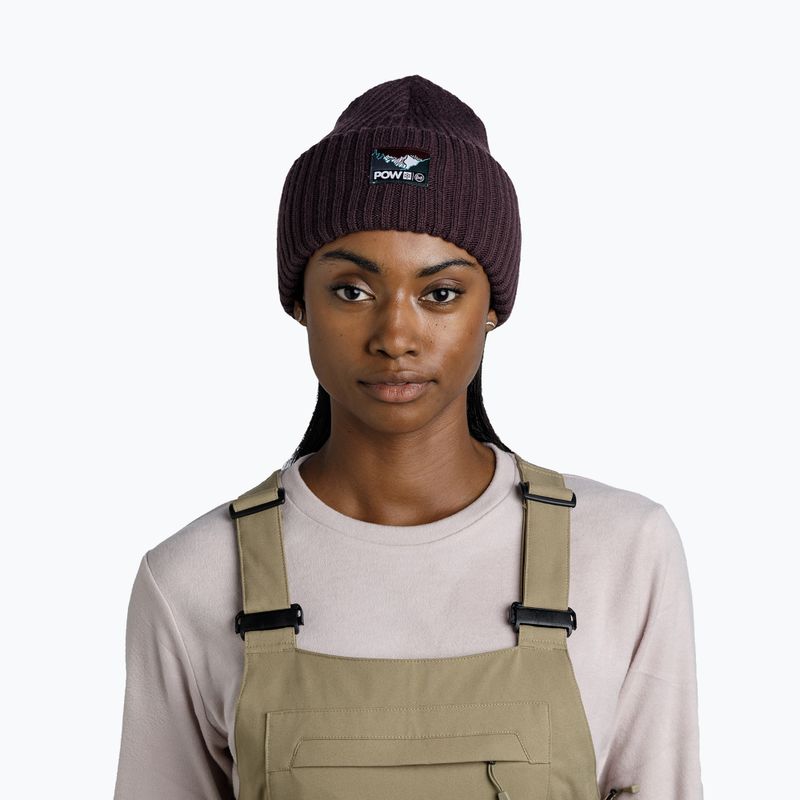 Zimní čepice BUFF Knitted Rutger shadow purple 4