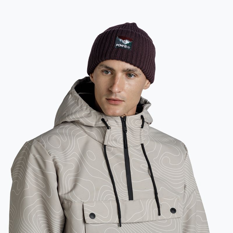 Zimní čepice BUFF Knitted Rutger shadow purple 6