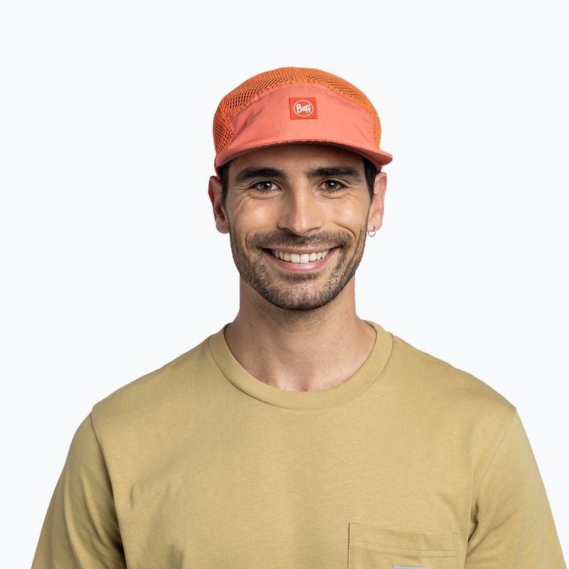 Kšiltovka BUFF 5 Panel Air saret poppy 3