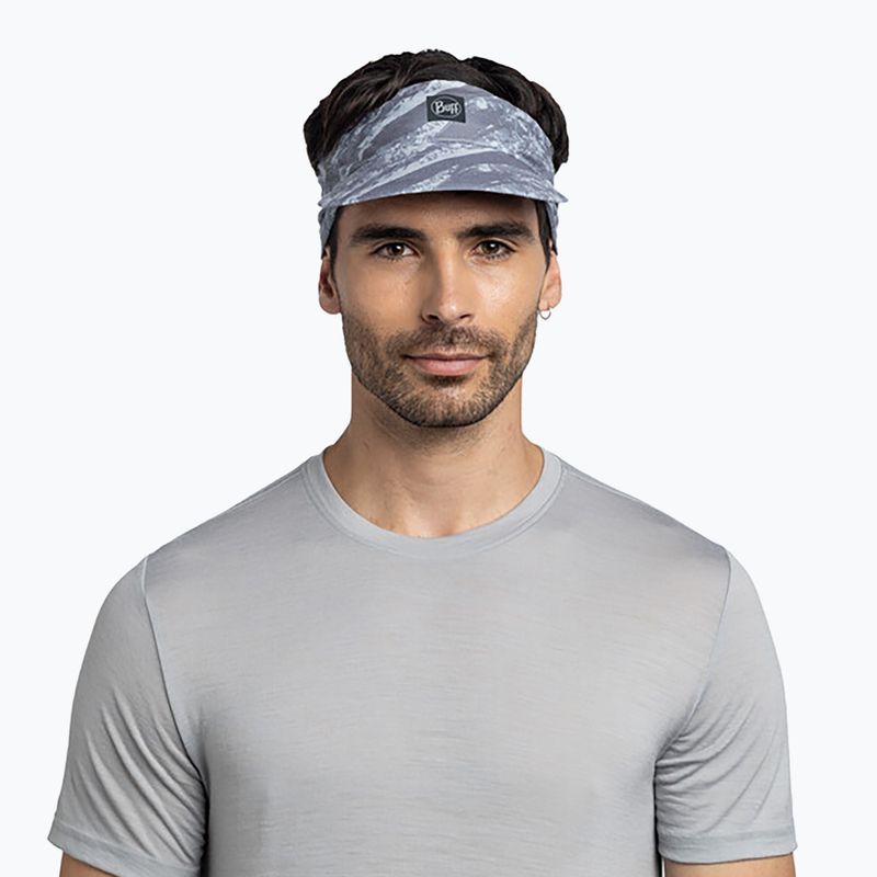 Běžecký kšilt BUFF Pack Speed Visor Eukar ash 5
