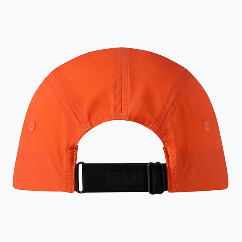 Kšiltovka BUFF 5 Panel Go solid poppy 2
