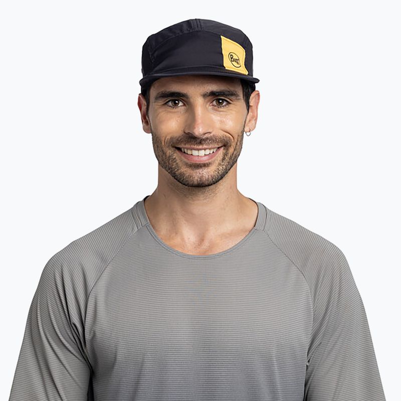 Kšiltovka BUFF 5 Panel Go logo black 4