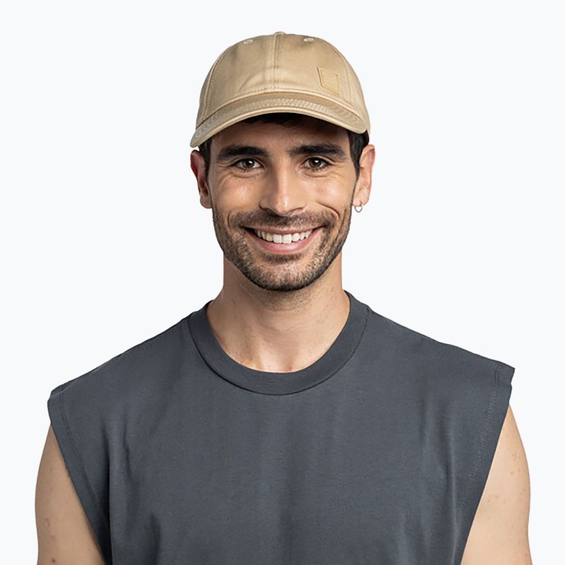 Kšiltovka BUFF Baseball Solid sand 4