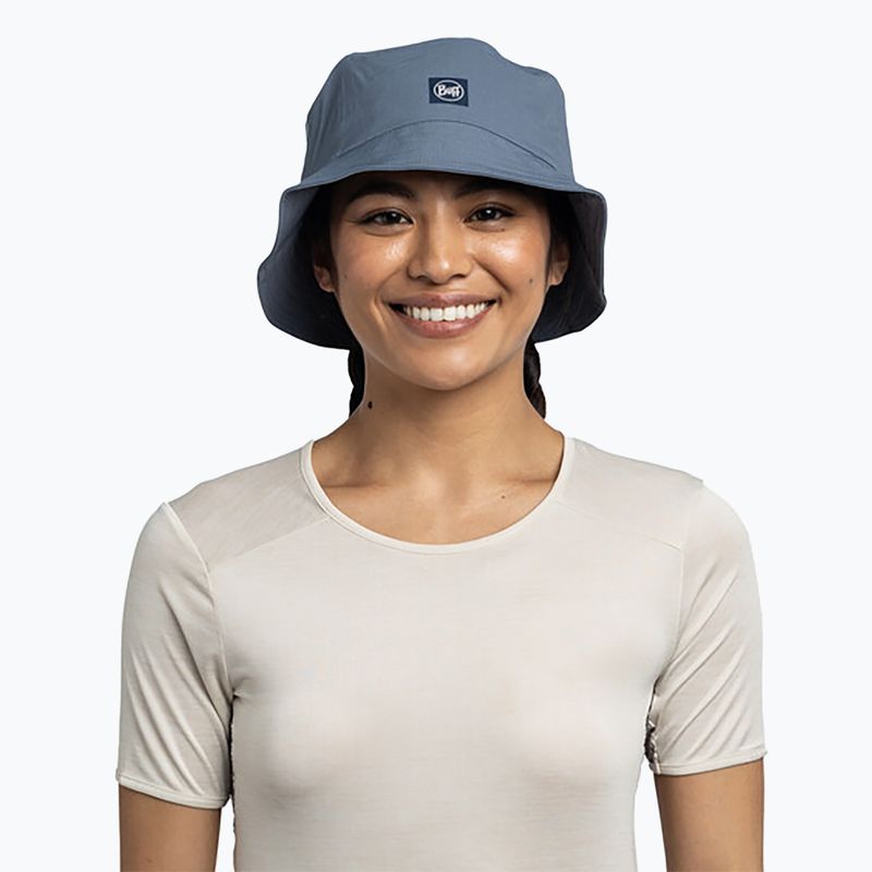 Klobouk BUFF Adventure Bucket Solid stone blue 5