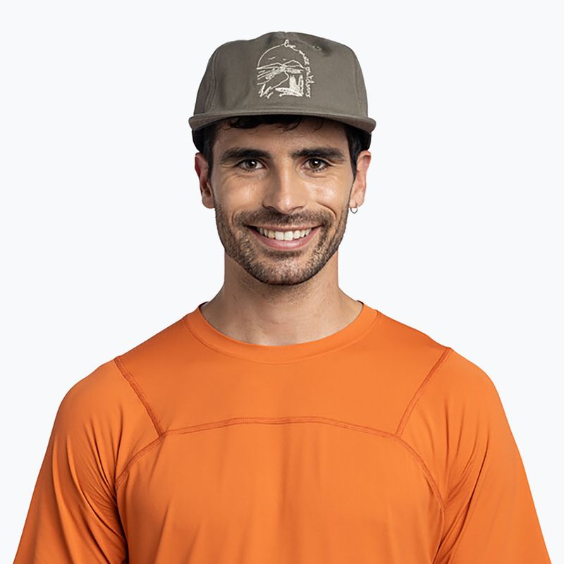 Kšiltovka BUFF Trucker Lander khaki 4