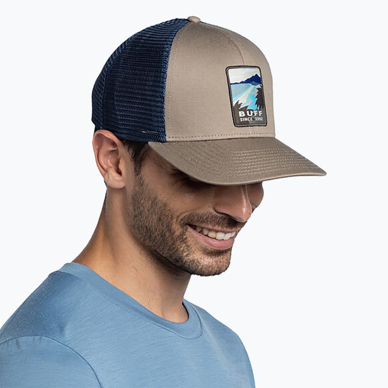 Kšiltovka BUFF Explore Trucker soor tundra khaki 7
