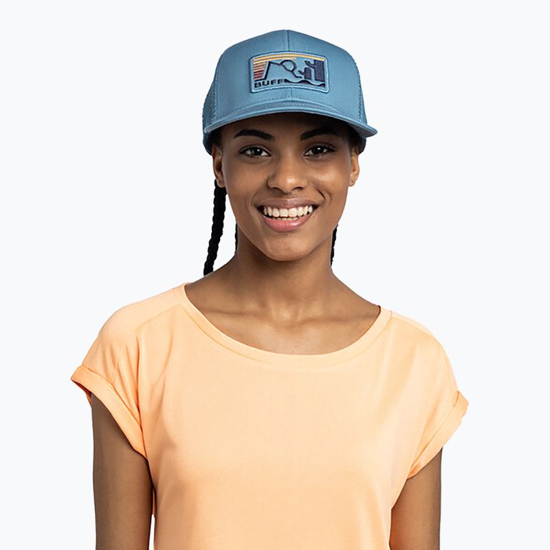 Kšiltovka BUFF Explore Trucker nidus blue 4