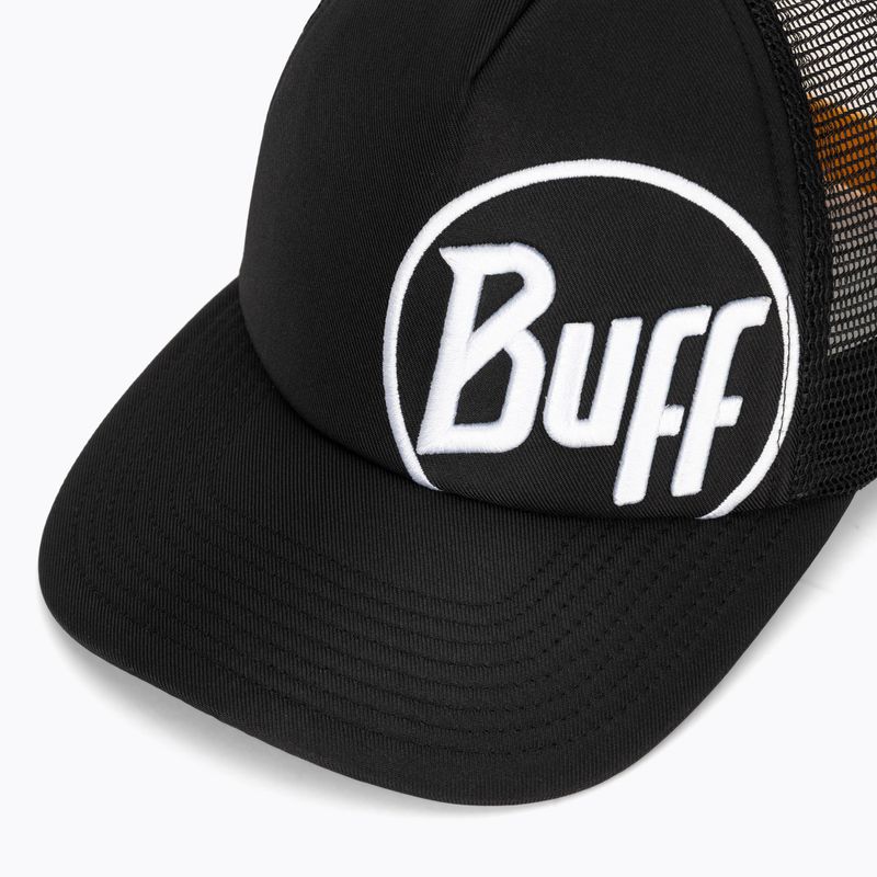 Kšiltovka BUFF Trucker logo black 3