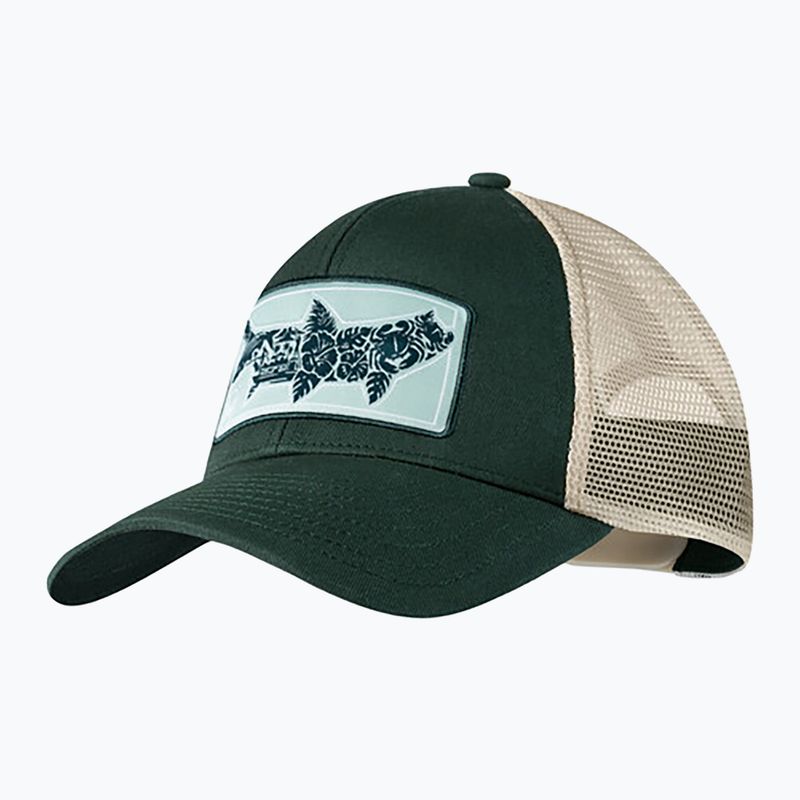 Kšiltovka BUFF Explore Trucker Salt green