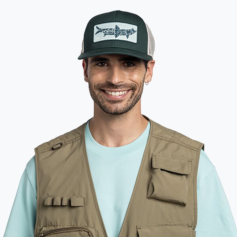 Kšiltovka BUFF Explore Trucker Salt green 4
