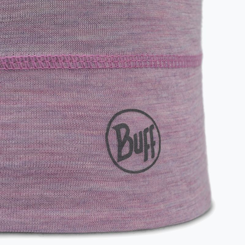 Zimní čepice BUFF Lightweight Merino Wool solid pansy 2