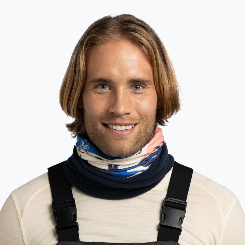 Multifunkční šátek BUFF Polar hirajy blue 5