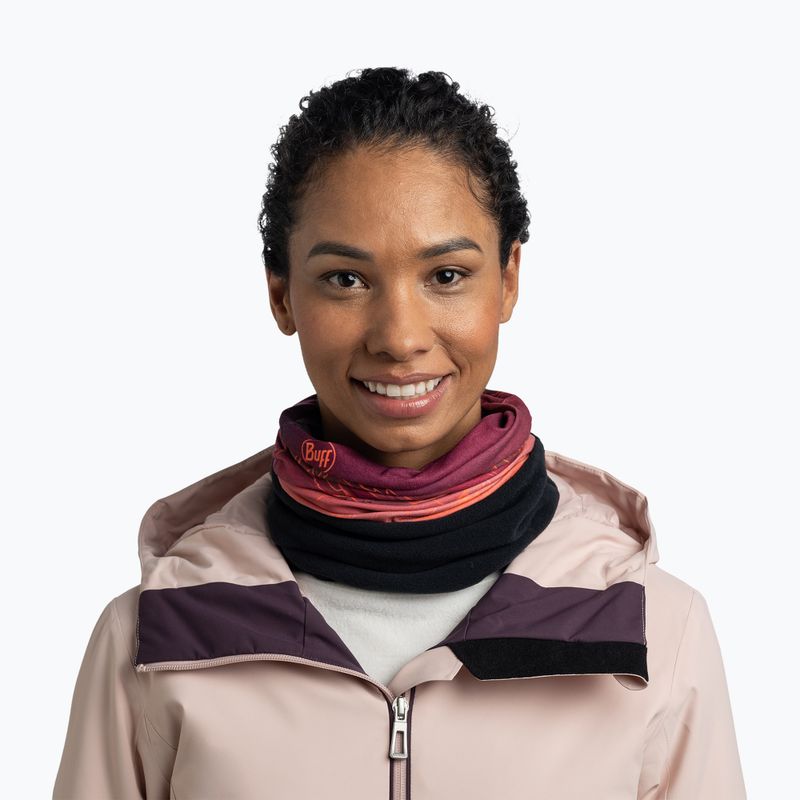 Multifunkční šátek BUFF Polar unal garnet 3