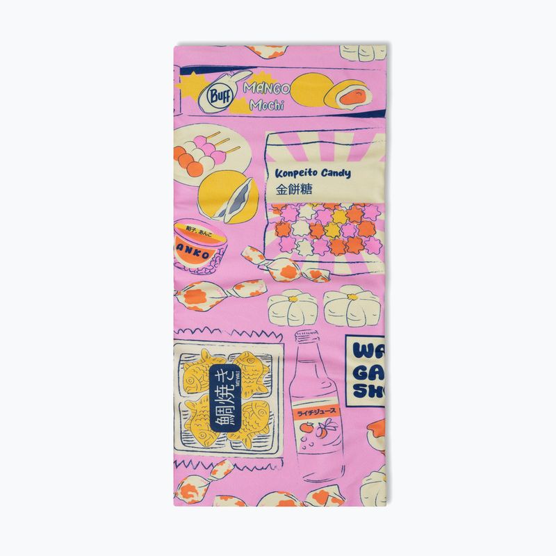 Dětský multifunkční šátek BUFF Original Ecostretch asaku rose pink 2