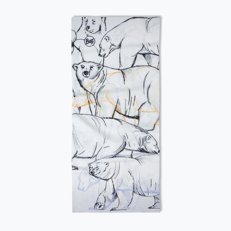 Dětský multifunkční šátek BUFF Original Ecostretch bargy white 2