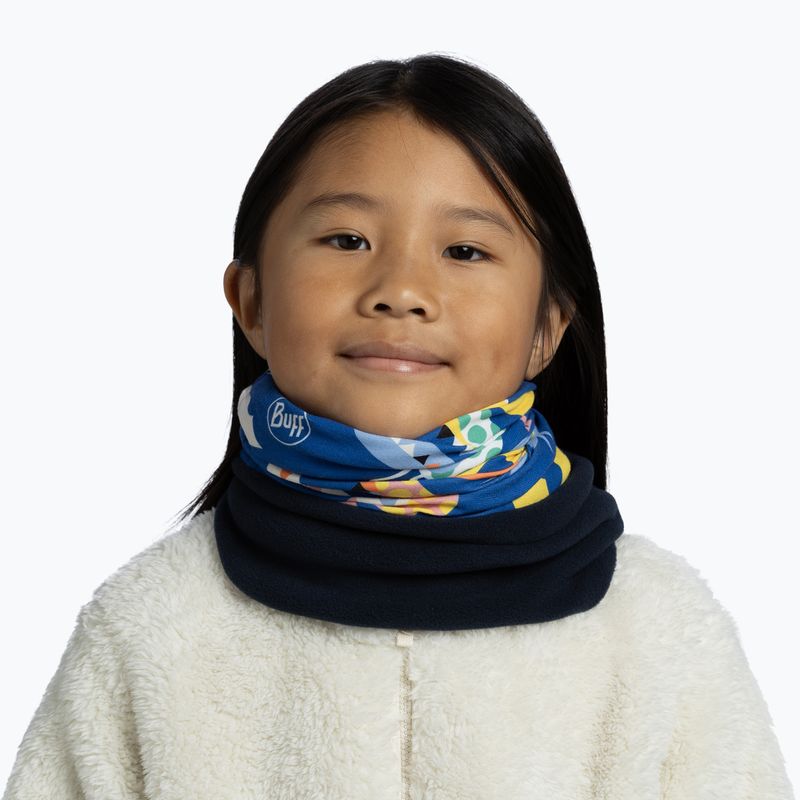 Dětský multifunkční šátek BUFF Polar lutky cobalt 3