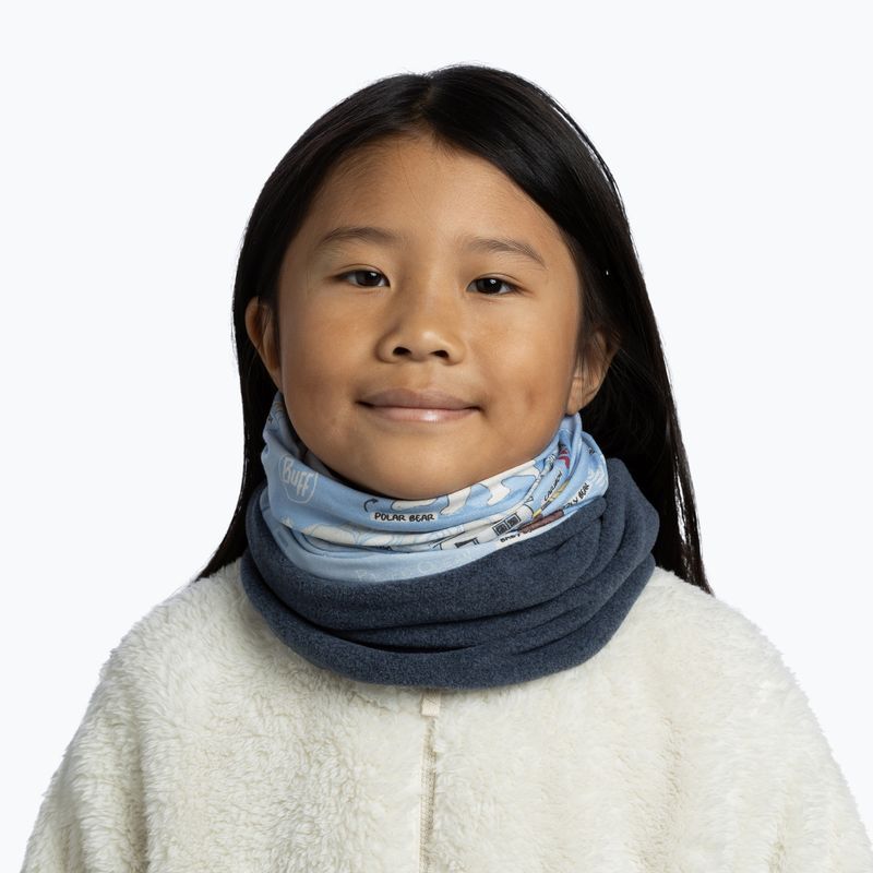 Dětský multifunkční šátek BUFF Polar blue 3