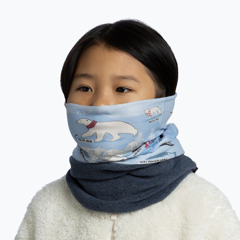 Dětský multifunkční šátek BUFF Polar blue 4
