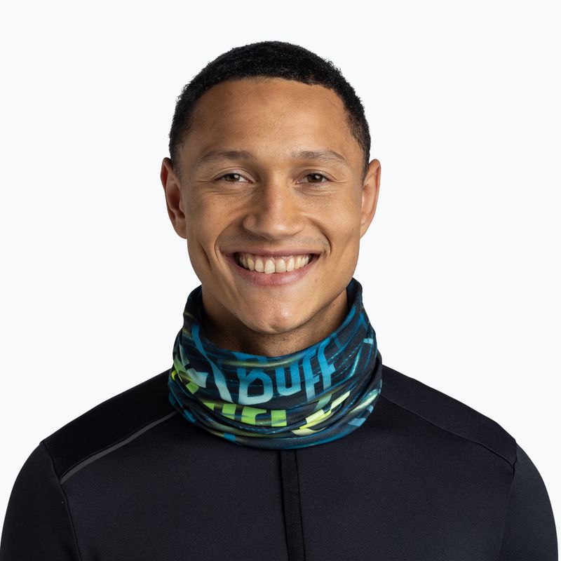 Multifunkční šátek BUFF Original Ecostretch Orby Night Blue 3