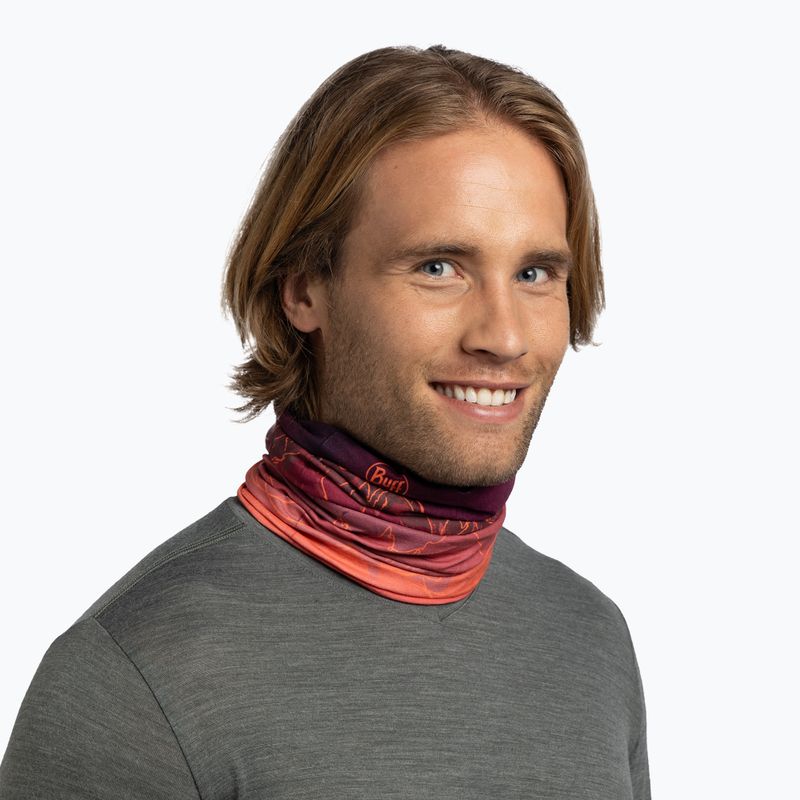 Multifunkční šátek BUFF Original Ecostretch Unal Garnet 3