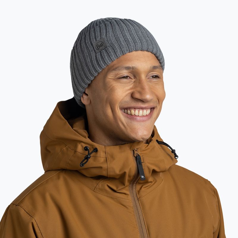 Zimní čepice BUFF Knitted Rutger iron grey 3