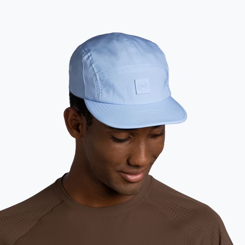 Kšiltovka BUFF 5 Panel Go solid glory blue 4