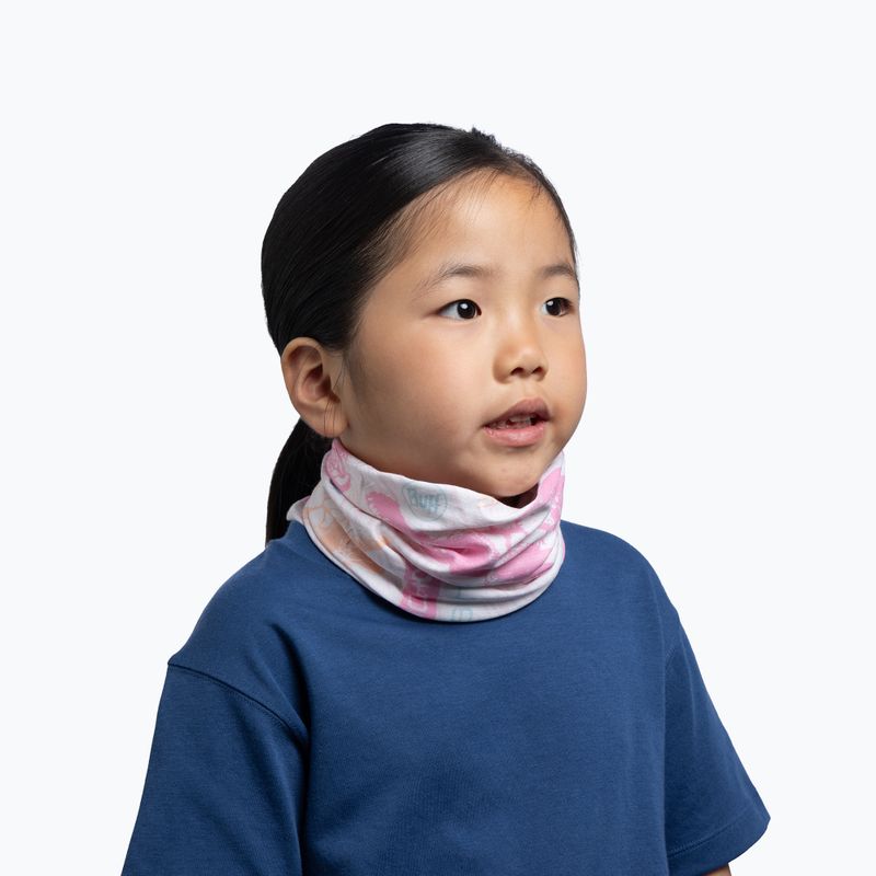 Dětský multifunkční šátek BUFF CoolNet UV bacary pink 3