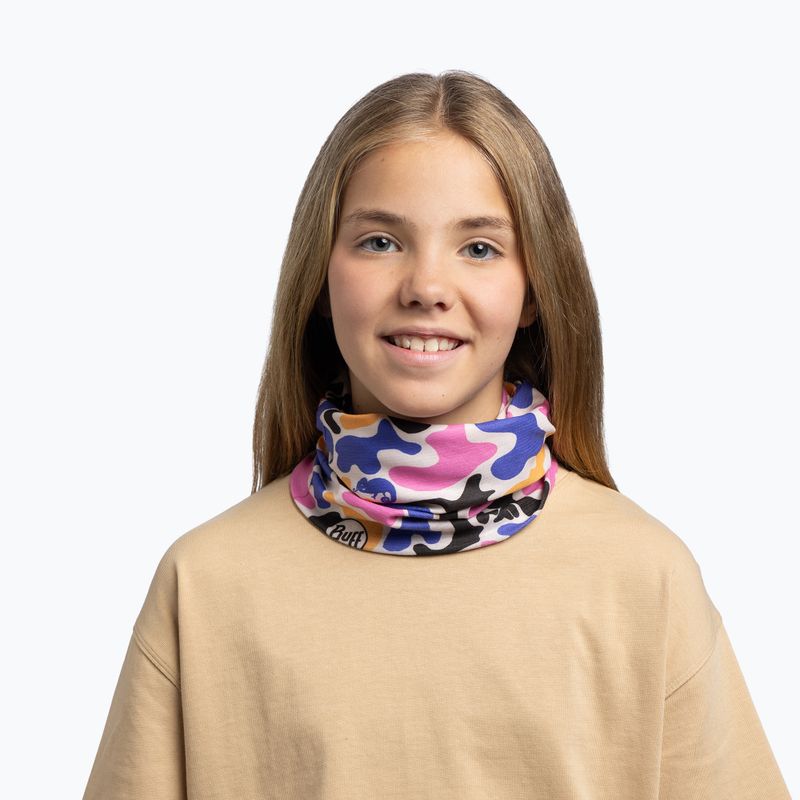 Multifunkční šátek BUFF Coolnet UV flawas pink 3