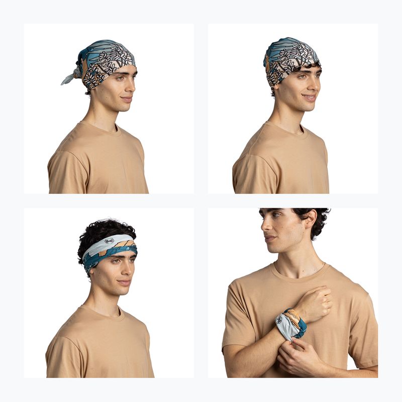 Multifunkční šátek BUFF Coolnet UV nive teal 6