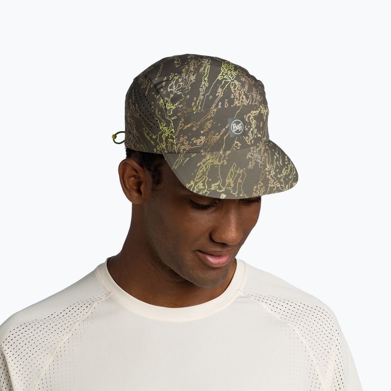 Kšiltovka BUFF CoolNet UV Pack anter khaki 4