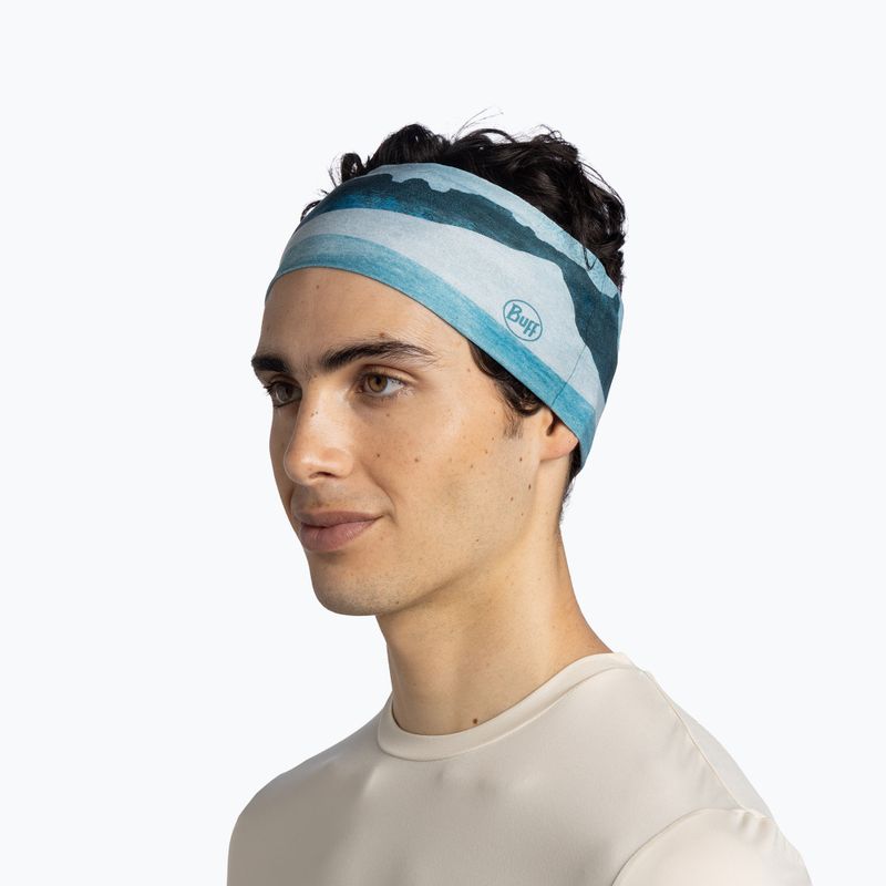 Čelenka BUFF CoolNet UV Wide alert teal 3