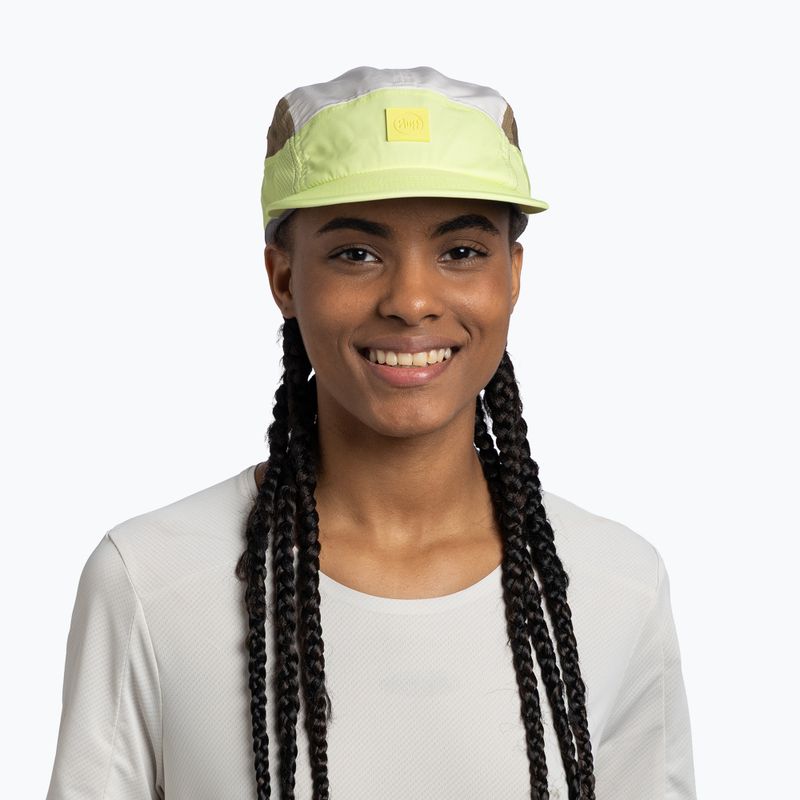 Kšiltovka BUFF 5 Panel Go domus lemon 3