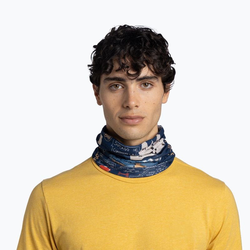 Multifunkční šátek BUFF Coolnet UV camino norte navy 3