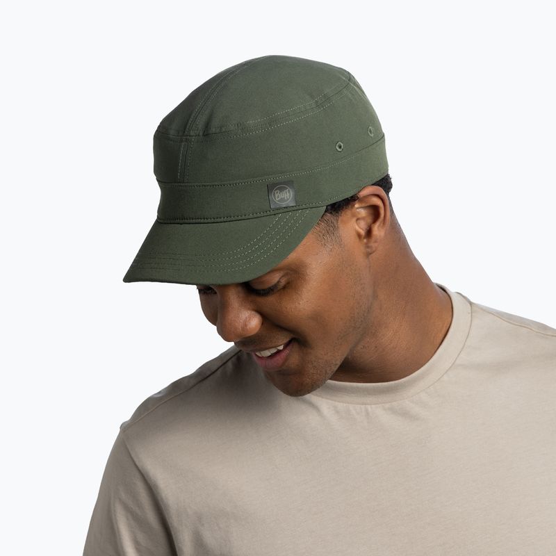 Kšiltovka BUFF Military solid khaki 6